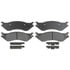 ATD702M by RAYBESTOS - Brake Parts Inc Raybestos AT Overstock Metallic Disc Brake Pad Set