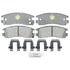 Raybestos ATD698P Disc Brake Pad Set Brake Parts Inc Raybestos Police Overstock Metallic Disc Brake Pad Set