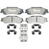 Raybestos ATD729C Disc Brake Pad Set Brake Parts Inc Raybestos AT Overstock Ceramic Disc Brake Pad Set