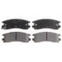 Raybestos ATD714C Disc Brake Pad Set Brake Parts Inc Raybestos AT Overstock Ceramic Disc Brake Pad Set