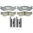 ATD758C by RAYBESTOS - Brake Parts Inc Raybestos AT Overstock Ceramic Disc Brake Pad Set