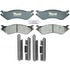 Raybestos ATD758M Disc Brake Pad Set Brake Parts Inc Raybestos AT Overstock Metallic Disc Brake Pad Set