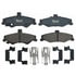 Raybestos ATD750C Disc Brake Pad Set Brake Parts Inc Raybestos AT Overstock Ceramic Disc Brake Pad Set