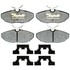 ATD806C by RAYBESTOS - Brake Parts Inc Raybestos AT Overstock Ceramic Disc Brake Pad Set