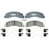 Raybestos ATD824C Disc Brake Pad Set Brake Parts Inc Raybestos AT Overstock Ceramic Disc Brake Pad Set