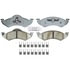 ATD820C by RAYBESTOS - Brake Parts Inc Raybestos AT Overstock Ceramic Disc Brake Pad Set