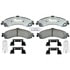 ATD834C by RAYBESTOS - Brake Parts Inc Raybestos AT Overstock Ceramic Disc Brake Pad Set