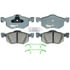 ATD843C by RAYBESTOS - Brake Parts Inc Raybestos AT Overstock Ceramic Disc Brake Pad Set