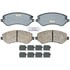ATD856C by RAYBESTOS - Brake Parts Inc Raybestos AT Overstock Ceramic Disc Brake Pad Set