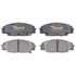 Raybestos ATD829C Disc Brake Pad Set Brake Parts Inc Raybestos AT Overstock Ceramic Disc Brake Pad Set