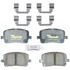 Raybestos ATD923C Disc Brake Pad Set Brake Parts Inc Raybestos AT Overstock Ceramic Disc Brake Pad Set
