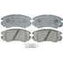 ATD924C by RAYBESTOS - Brake Parts Inc Raybestos AT Overstock Ceramic Disc Brake Pad Set