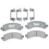 ATD974AC by RAYBESTOS - Brake Parts Inc Raybestos AT Overstock Ceramic Disc Brake Pad Set