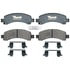 ATD974C by RAYBESTOS - Brake Parts Inc Raybestos AT Overstock Ceramic Disc Brake Pad Set
