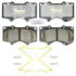 ATD976C by RAYBESTOS - Brake Parts Inc Raybestos AT Overstock Ceramic Disc Brake Pad Set