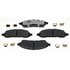 Raybestos EHT1022H Disc Brake Pad Set Raybestos Element3 Hybrid Brake Pad Set