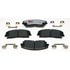 EHT1056AH by RAYBESTOS - Raybestos Element3 Hybrid Brake Pad Set