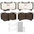 EHT1119H by RAYBESTOS - Raybestos Element3 Hybrid Brake Pad Set