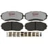 EHT1258AH by RAYBESTOS - Raybestos Element3 Hybrid Brake Pad Set