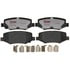 EHT1274H by RAYBESTOS - Raybestos Element3 Hybrid Brake Pad Set