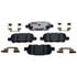 EHT1288H by RAYBESTOS - Raybestos Element3 Hybrid Brake Pad Set