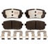 EHT1296H by RAYBESTOS - Raybestos Element3 Hybrid Brake Pad Set