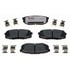 EHT1304H by RAYBESTOS - Raybestos Element3 Hybrid Brake Pad Set