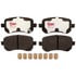 EHT1326H by RAYBESTOS - Raybestos Element3 Hybrid Brake Pad Set