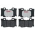 EHT1347 by RAYBESTOS - Raybestos Element3 Hybrid Brake Pad Set