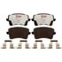 EHT1386H by RAYBESTOS - Raybestos Element3 Hybrid Brake Pad Set