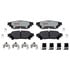 EHT1391DH by RAYBESTOS - Raybestos Element3 Hybrid Brake Pad Set