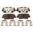 EHT1445H by RAYBESTOS - Raybestos Element3 Hybrid Brake Pad Set