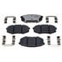 EHT1447H by RAYBESTOS - Raybestos Element3 Hybrid Brake Pad Set