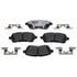 EHT1454H by RAYBESTOS - Raybestos Element3 Hybrid Brake Pad Set