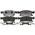EHT1455H by RAYBESTOS - Raybestos Element3 Hybrid Brake Pad Set