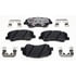 EHT1593H by RAYBESTOS - Raybestos Element3 Hybrid Brake Pad Set