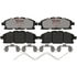 EHT1552H by RAYBESTOS - Raybestos Element3 Hybrid Brake Pad Set