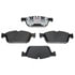 Raybestos EHT1636A Disc Brake Pad Set Raybestos Element3 Hybrid Brake Pad Set