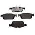 Raybestos EHT1636 Disc Brake Pad Set Raybestos Element3 Hybrid Brake Pad Set