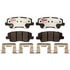 EHT1659H by RAYBESTOS - Raybestos Element3 Hybrid Brake Pad Set