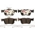 EHT1665H by RAYBESTOS - Raybestos Element3 Hybrid Brake Pad Set