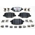 EHT1719H by RAYBESTOS - Raybestos Element3 Hybrid Brake Pad Set