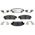 EHT1707H by RAYBESTOS - Raybestos Element3 Hybrid Brake Pad Set