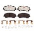 EHT1737H by RAYBESTOS - Raybestos Element3 Hybrid Brake Pad Set