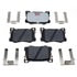 Raybestos EHT1799H Disc Brake Pad Set Raybestos Element3 Hybrid Brake Pad Set
