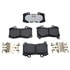 EHT1802H by RAYBESTOS - Raybestos Element3 Hybrid Brake Pad Set