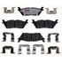 EHT1790H by RAYBESTOS - Raybestos Element3 Hybrid Brake Pad Set