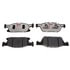 EHT1818 by RAYBESTOS - Raybestos Element3 Hybrid Brake Pad Set