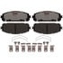 EHT1843H by RAYBESTOS - Raybestos Element3 Hybrid Brake Pad Set