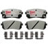 EHT1829H by RAYBESTOS - Raybestos Element3 Hybrid Brake Pad Set